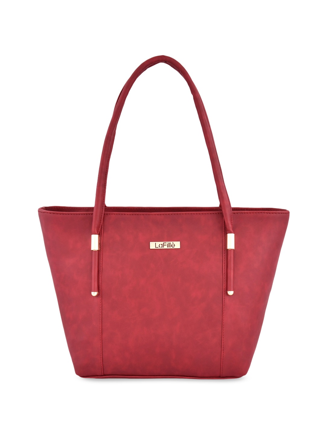 

LaFille Structured Oversized Handheld Bag, Maroon