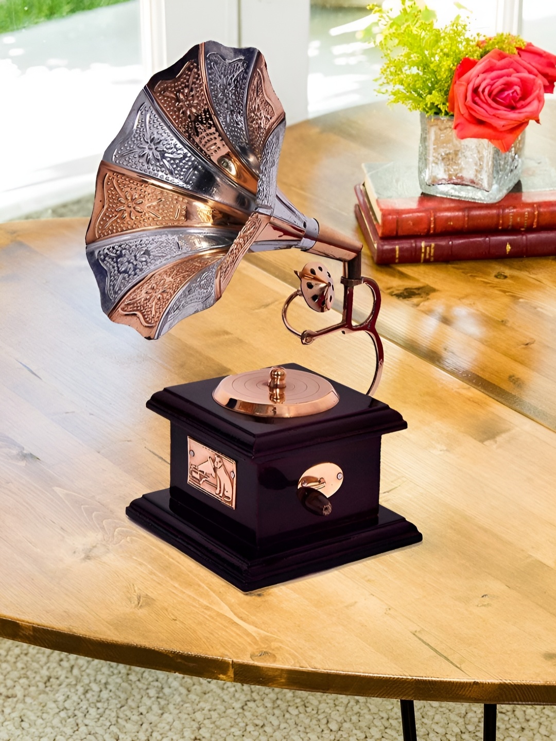 

SANKALAN CREATIONS Silver Toned Showpiece, Bronze