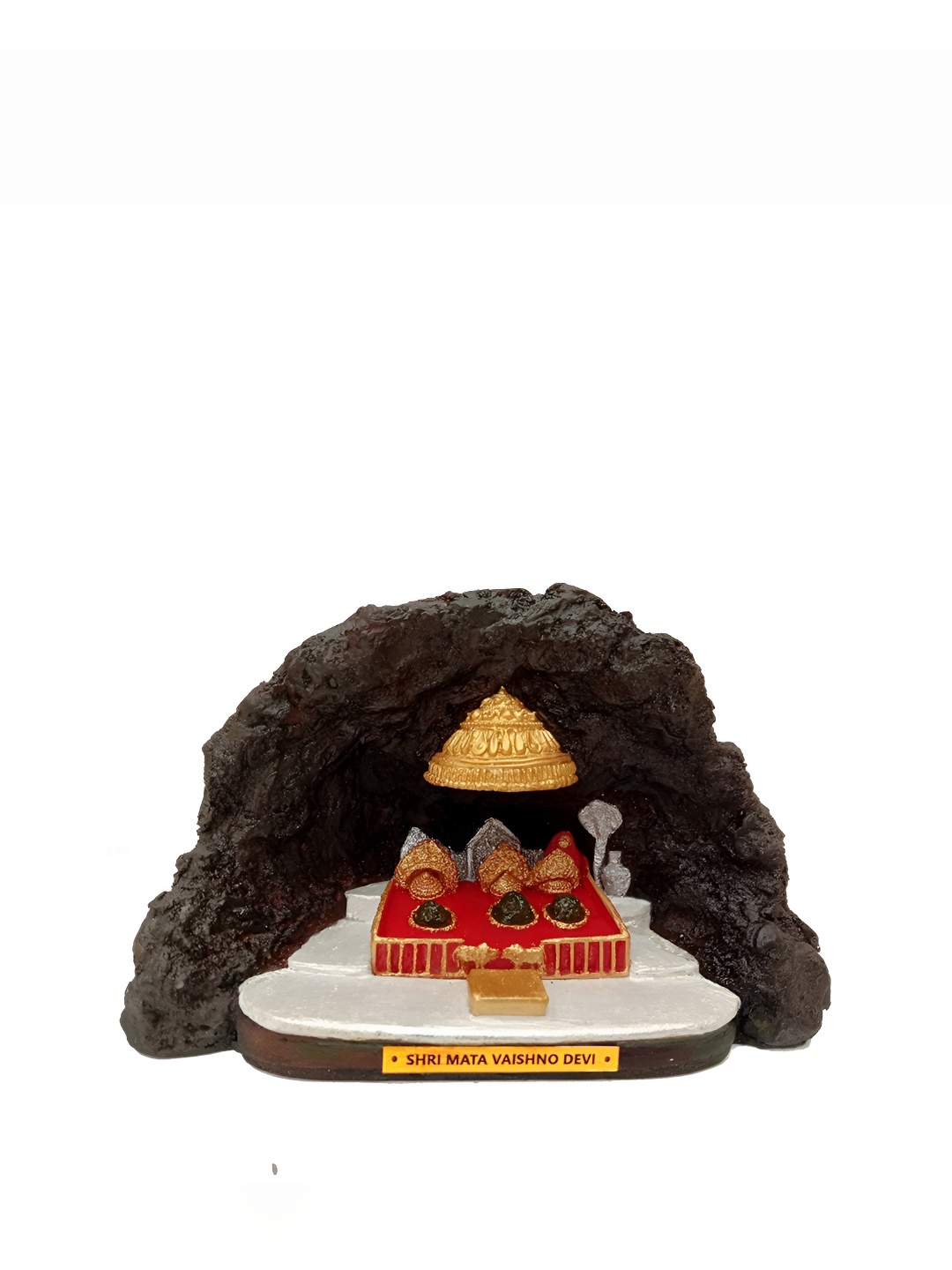 

SANKALAN CREATIONS Red and Gold Toned Devotee Handcrafted Idol Showpiece