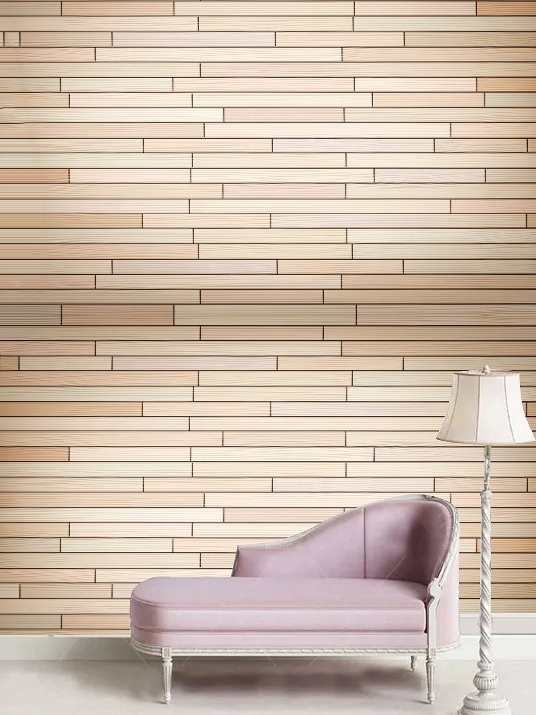 

KSHIRSA Brown Rustic Brick Self Adhesive Removable Wallpaper