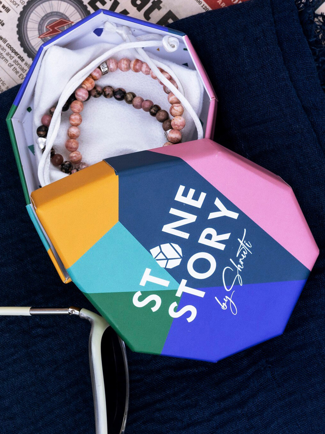 

Stone Story By Shruti Sterling Silver Onyx Necklace, Gold