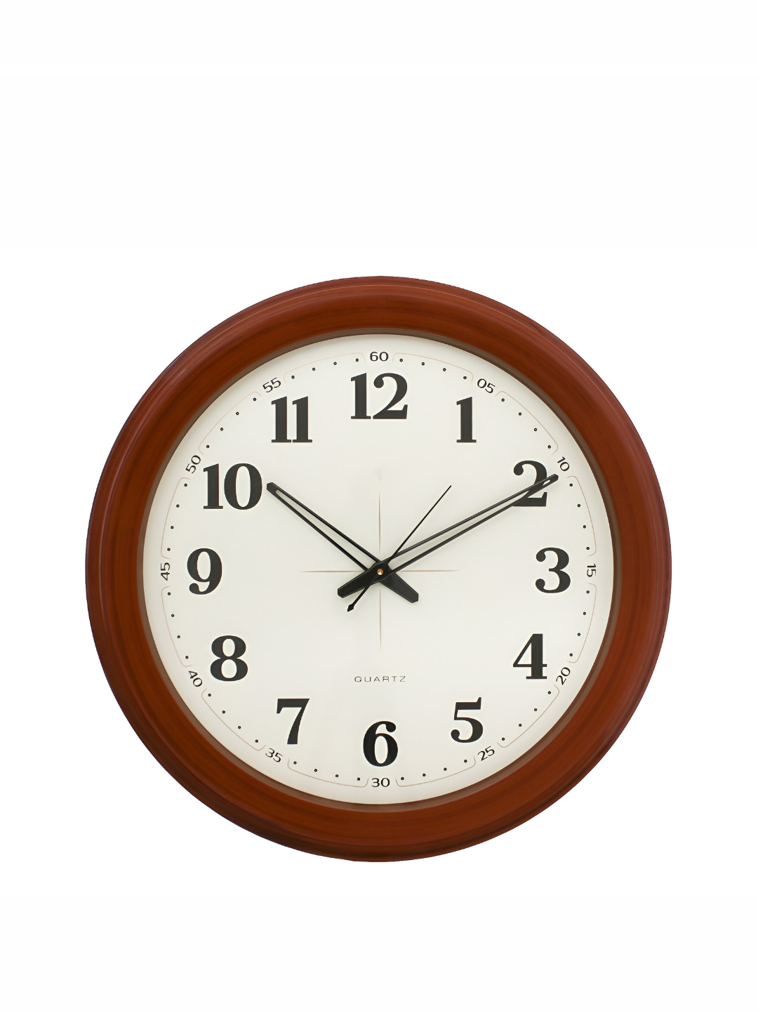

Ancient Clock Makers Gold Toned Solid Round Traditional Wall Clock
