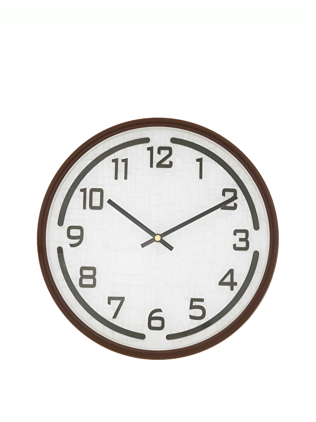 

Ancient Clock Makers Brown Solid Round Contemporary Analogue Wall Clock