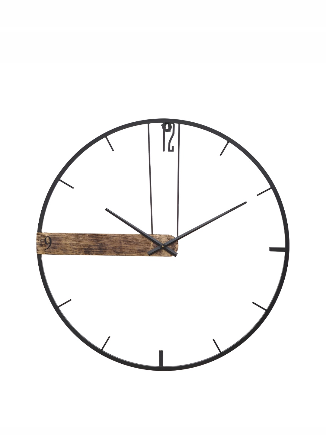 

Ancient Clock Makers Copper Toned Black Solid Round Contemporary Analogue Wall Clock