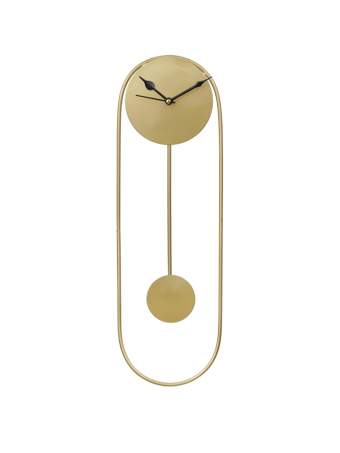 

Ancient Clock Makers Gold Toned Pendulum Wall Clock