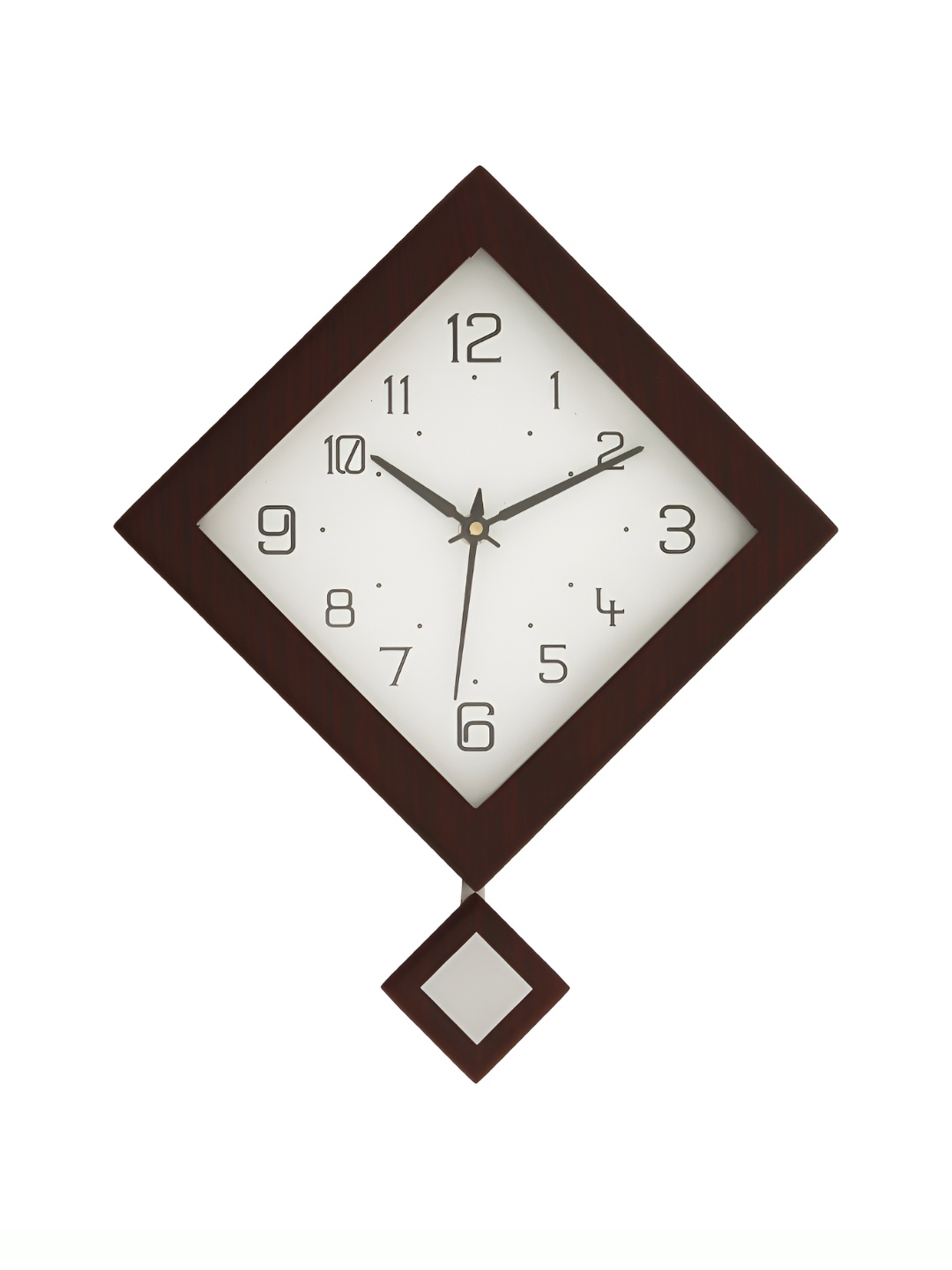 

Ancient Clock Makers Brown Solid Abstract Contemporary Analogue Wall Clock