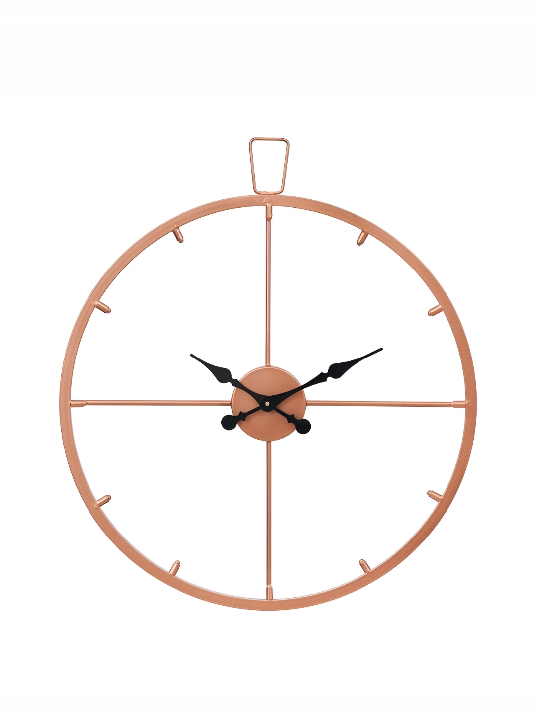

Ancient Clock Makers Copper-Toned Round Vintage Wall Clock