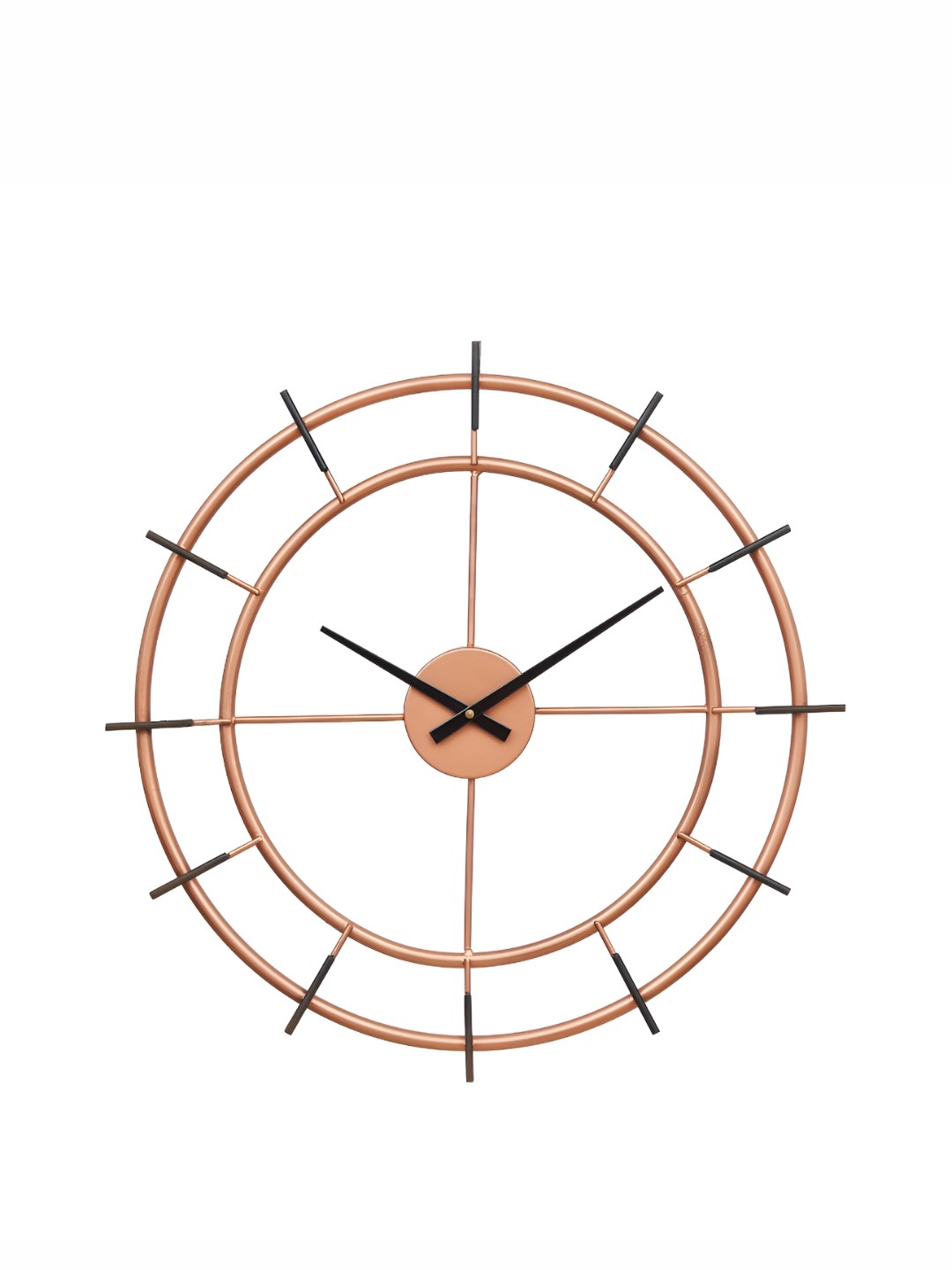 

Ancient Clock Makers Copper Toned Traditional Wall Clock