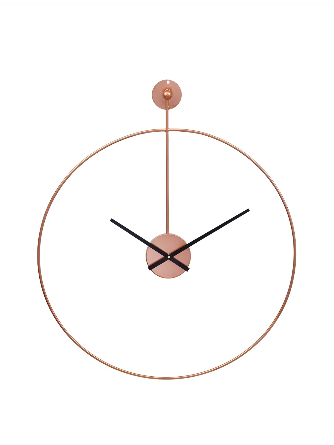 

Ancient Clock Makers Copper Toned Contemporary Wall Clock