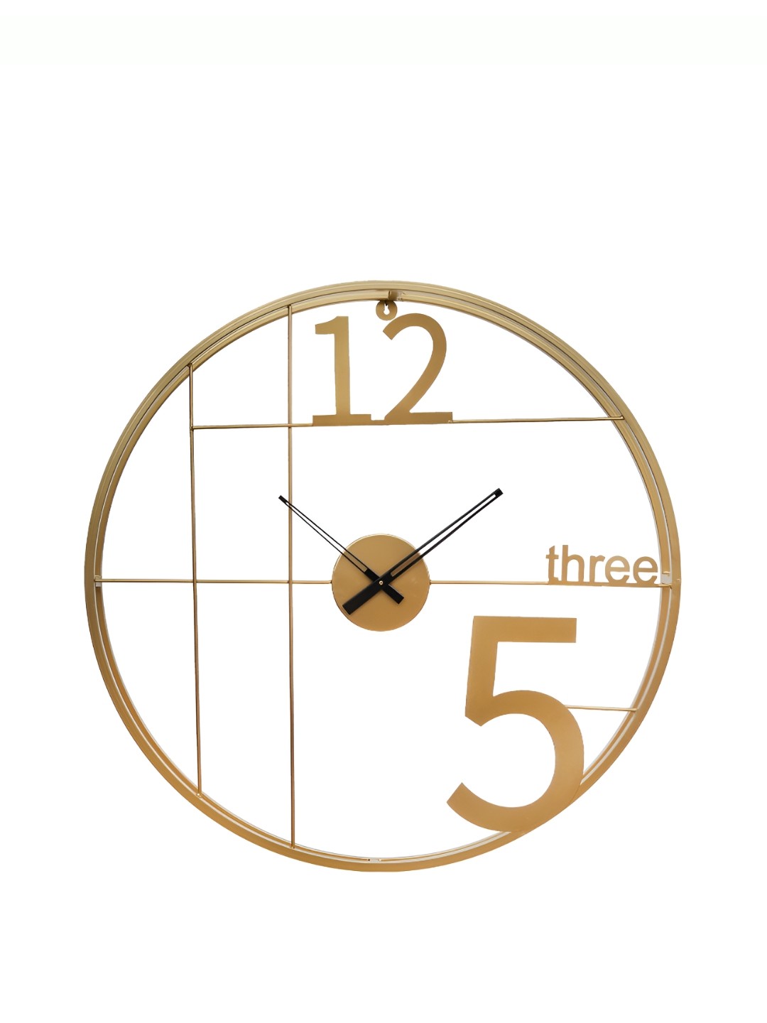 

Ancient Clock Makers Gold Toned Solid Round Contemporary Analogue Wall Clock