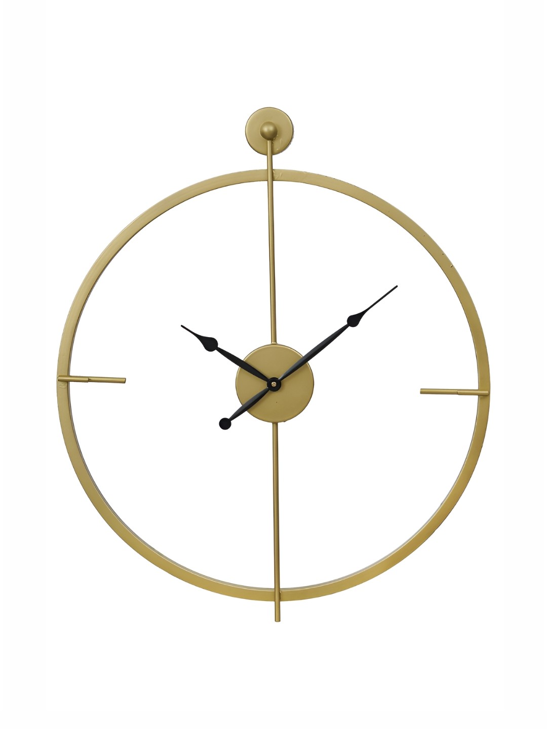 

Ancient Clock Makers Gold-Toned & Black Round Metal Contemporary Analogue Wall Clock