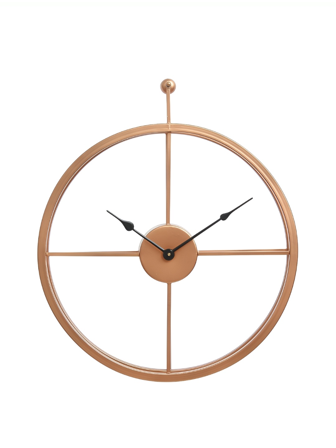 

Ancient Clock Makers Copper Toned Round Contemporary Analogue Wall Clock