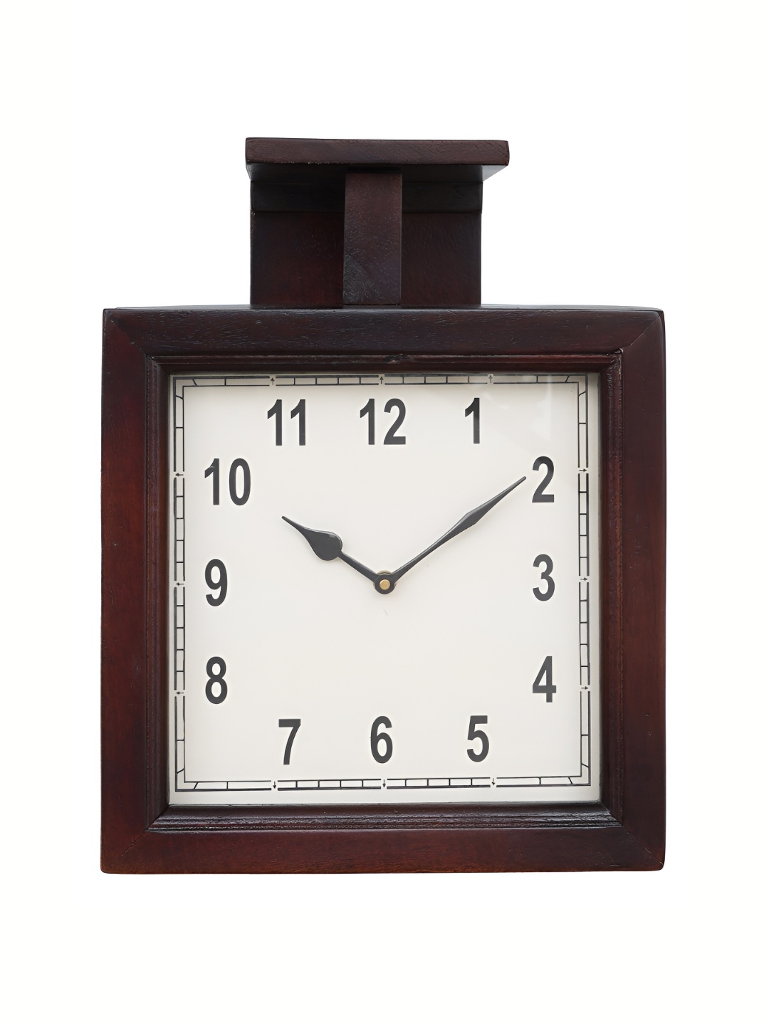 

Ancient Clock Makers Brown Traditional Square Wall Clock