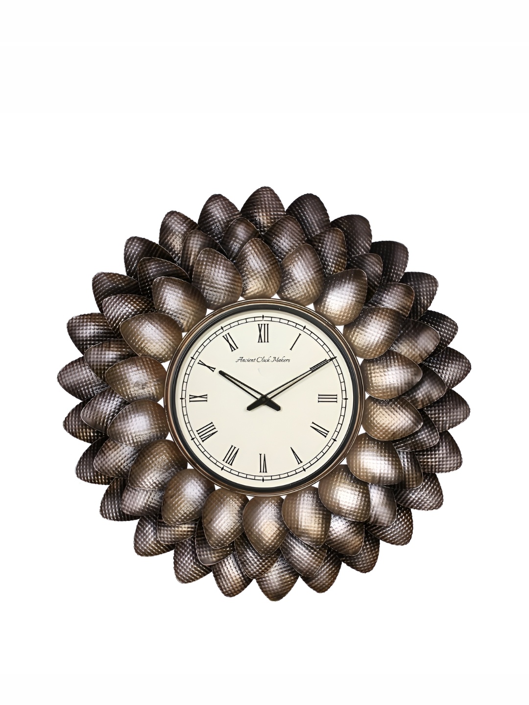 

Ancient Clock Makers Black& Beige Round Contemporary Wall Clock