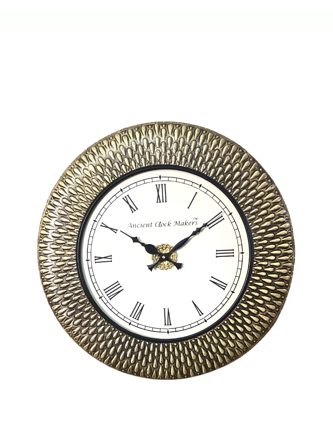 

Ancient Clock Makers Black Round Traditional Wall Clock