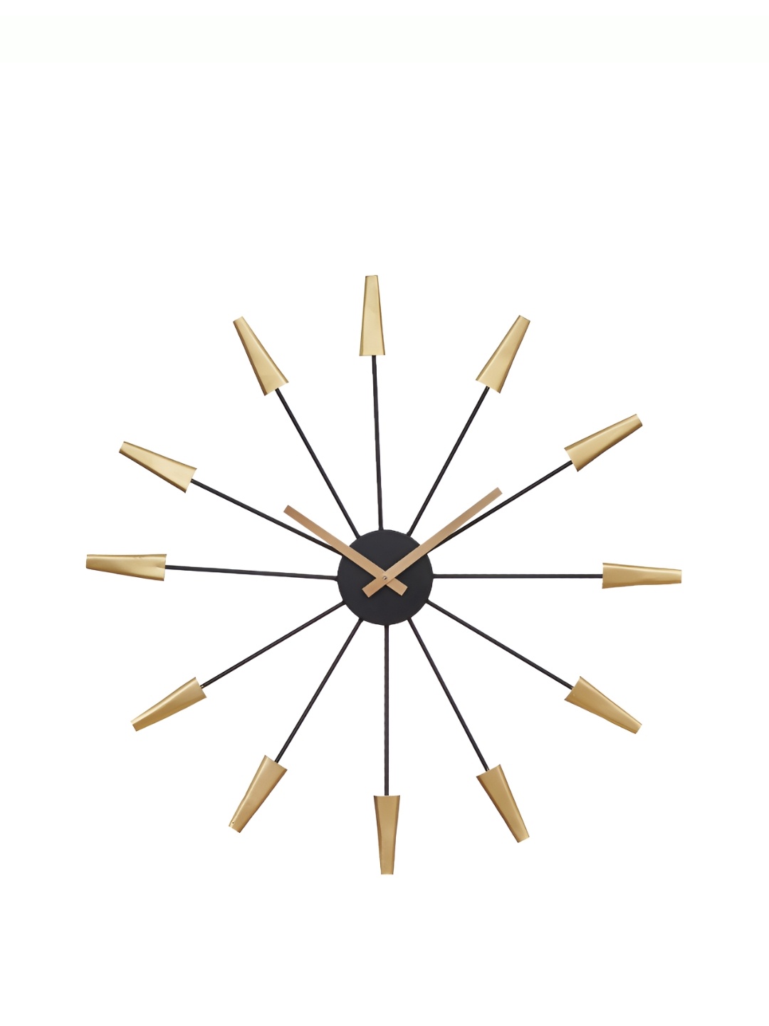 

Ancient Clock Makers Gold Toned & Black Round Shaped Contemporary Wall Clock
