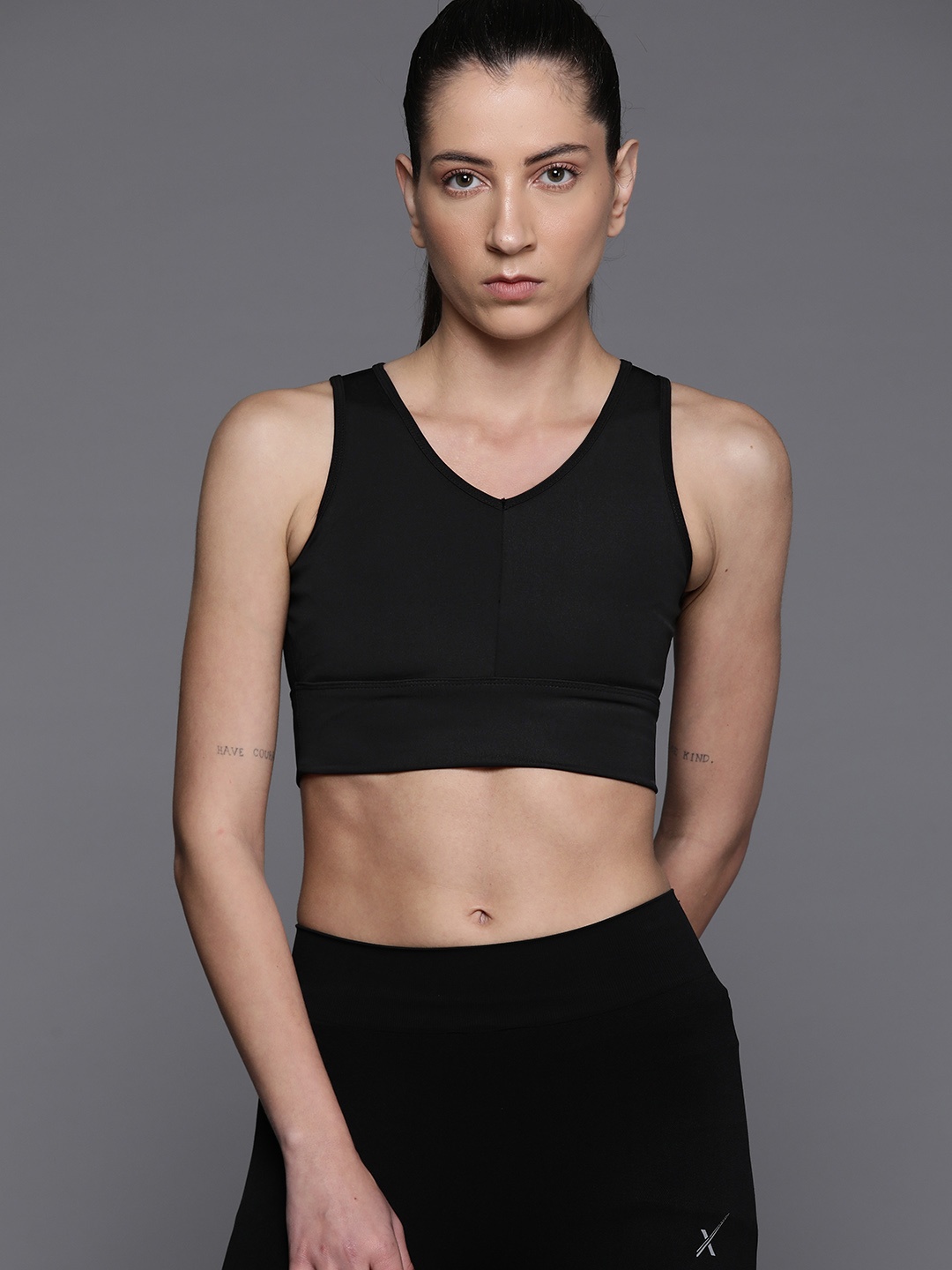 

HRX by Hrithik Roshan Full Coverage Workout Bra, Black