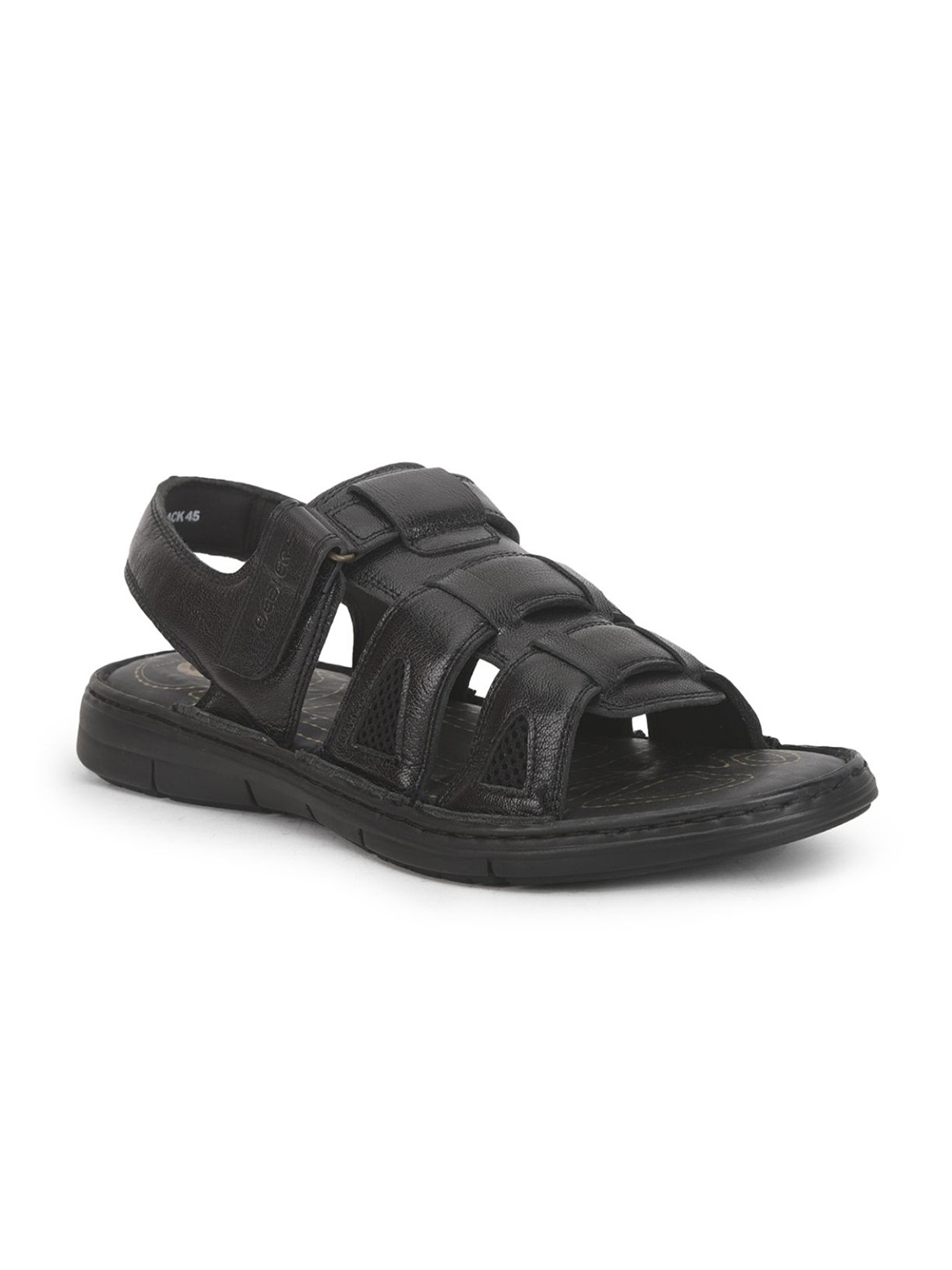 

Liberty Men ACUSOFT Textured Leather Comfort Sandals, Black