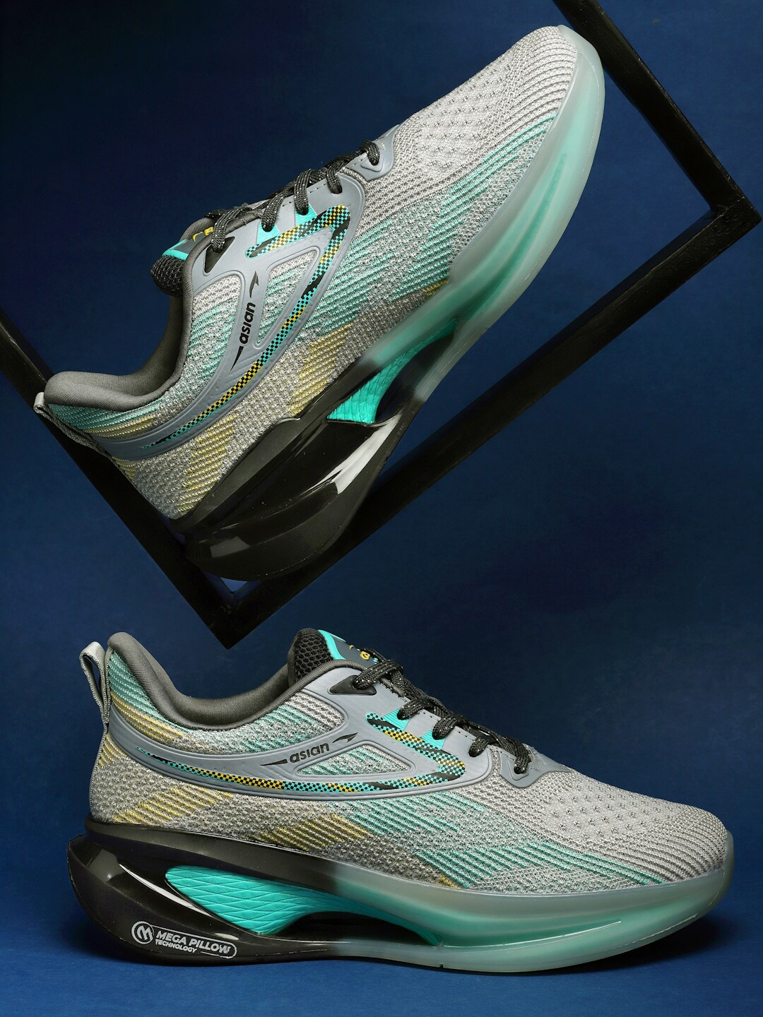 

ASIAN Men Superstar-02 Mesh Running Shoes, Grey