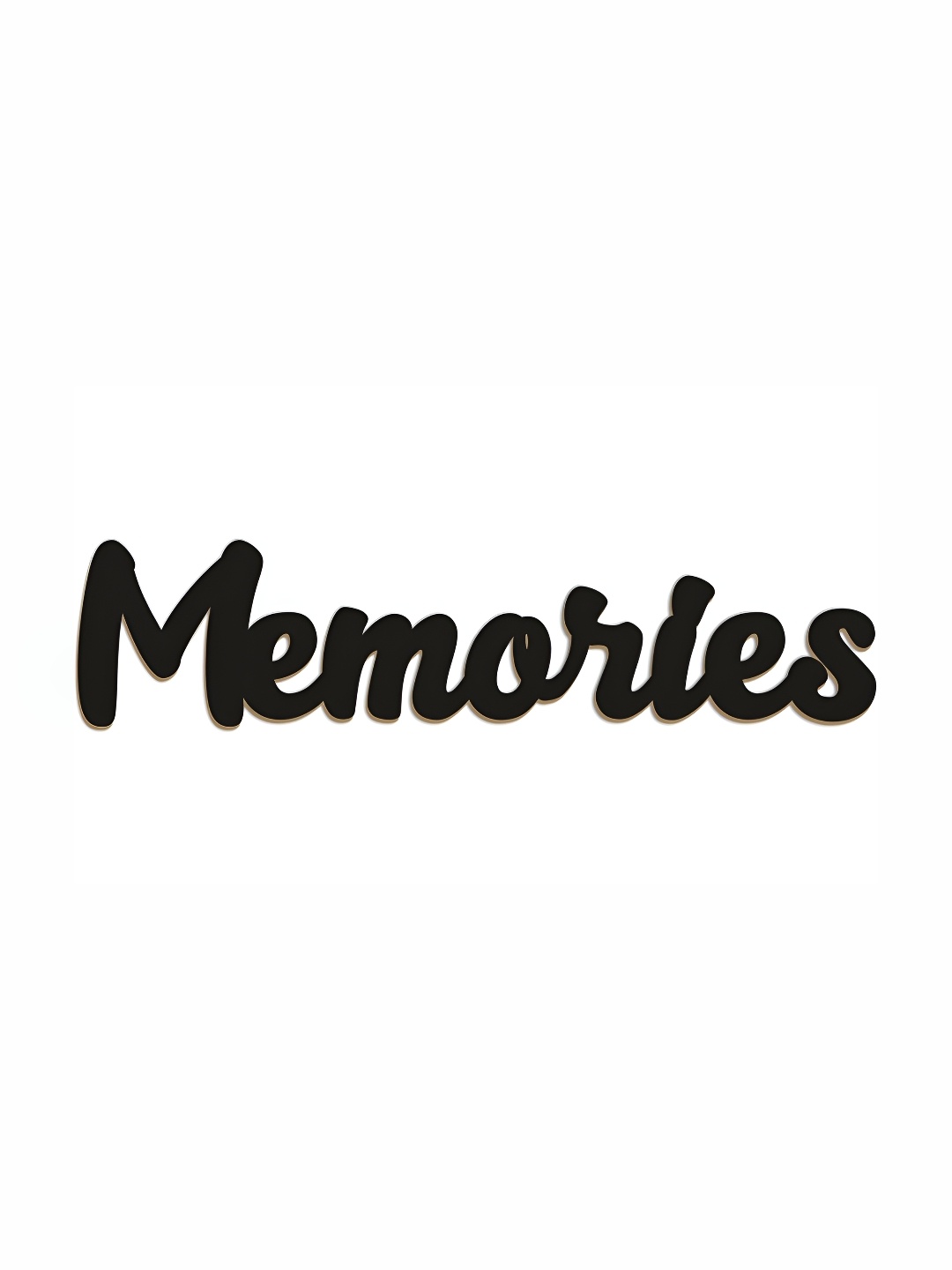 

CVANU Black Memories Printed Wooden Hanging Wall Decor