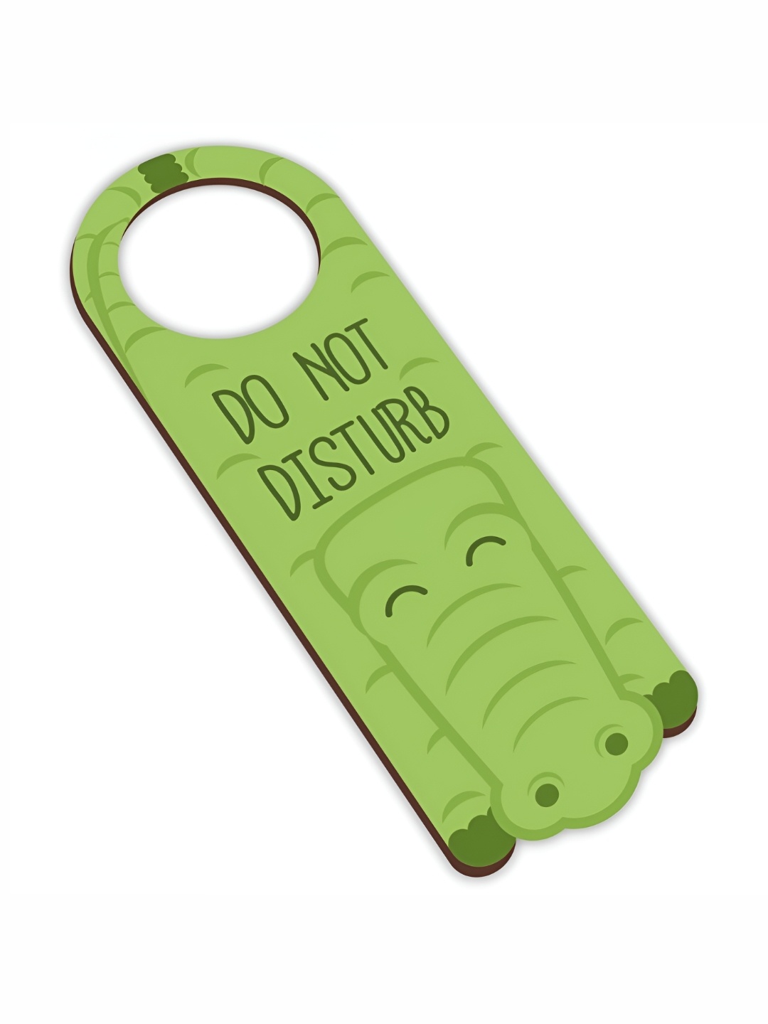 

CVANU Green Do Not Disturb Painted Wooden Sign Hanger