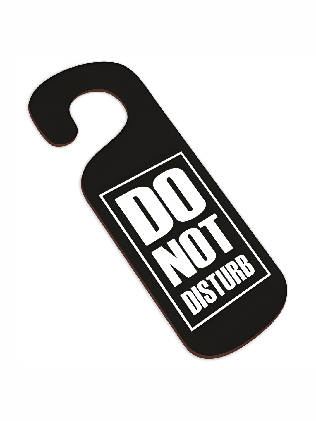 

CVANU Black & White Do Not Disturb Painted Wooden Sign Hanger