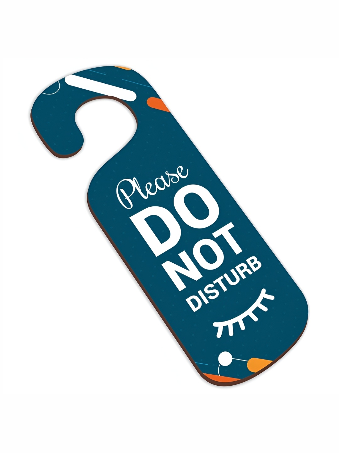 

CVANU Blue & White Do Not Disturb Wooden Sign Hanger