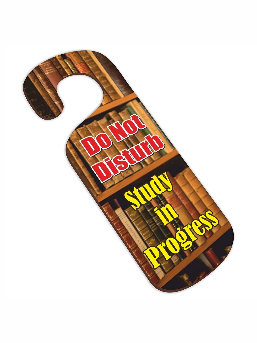 

CVANU Brown Printed Wood Sign Hanger