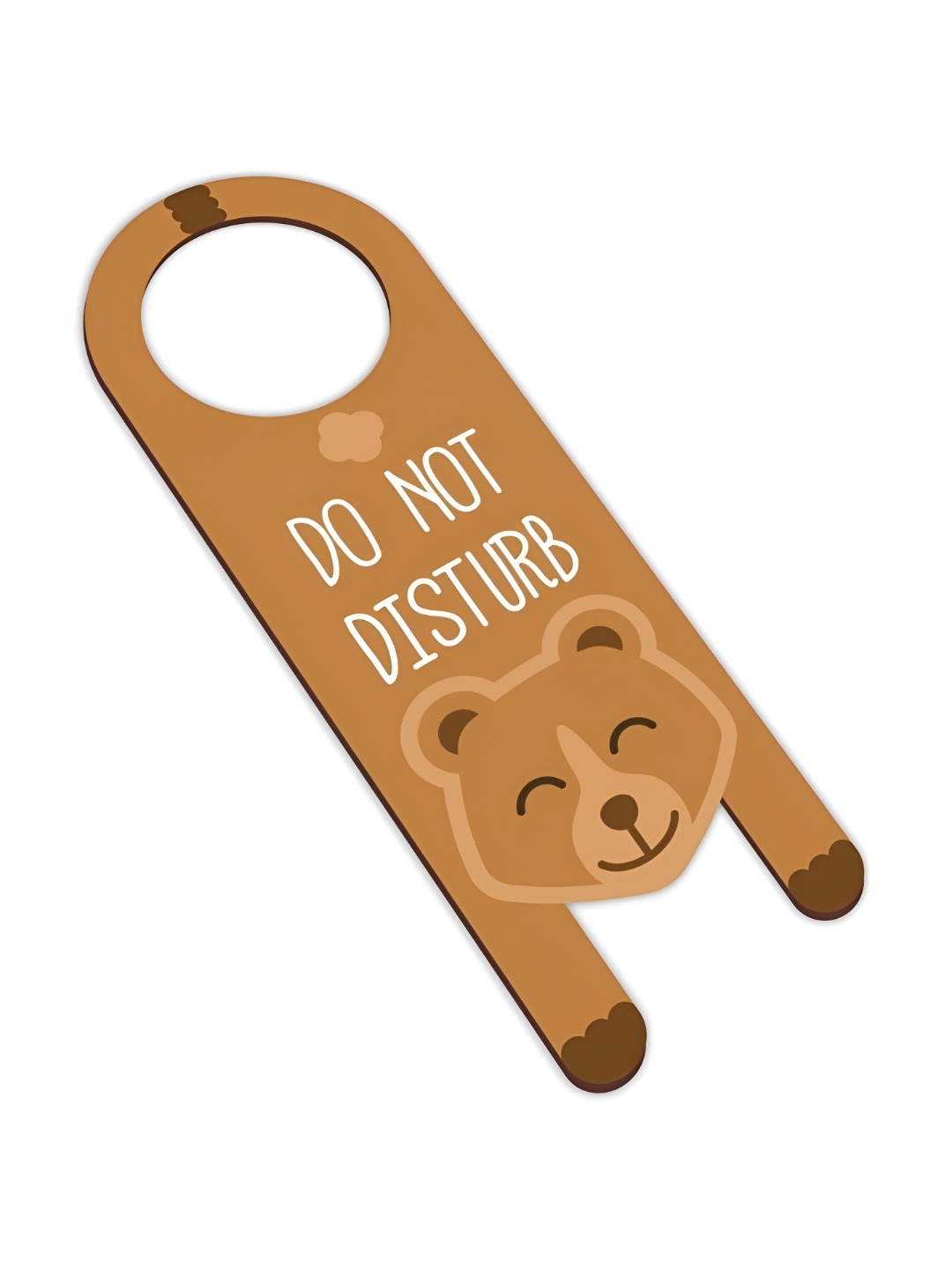 

CVANU Beige Printed Wood Sign Hanger