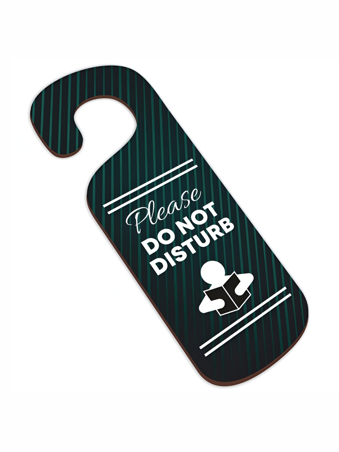 

CVANU Black & Green Printed Wood Sign Hanger