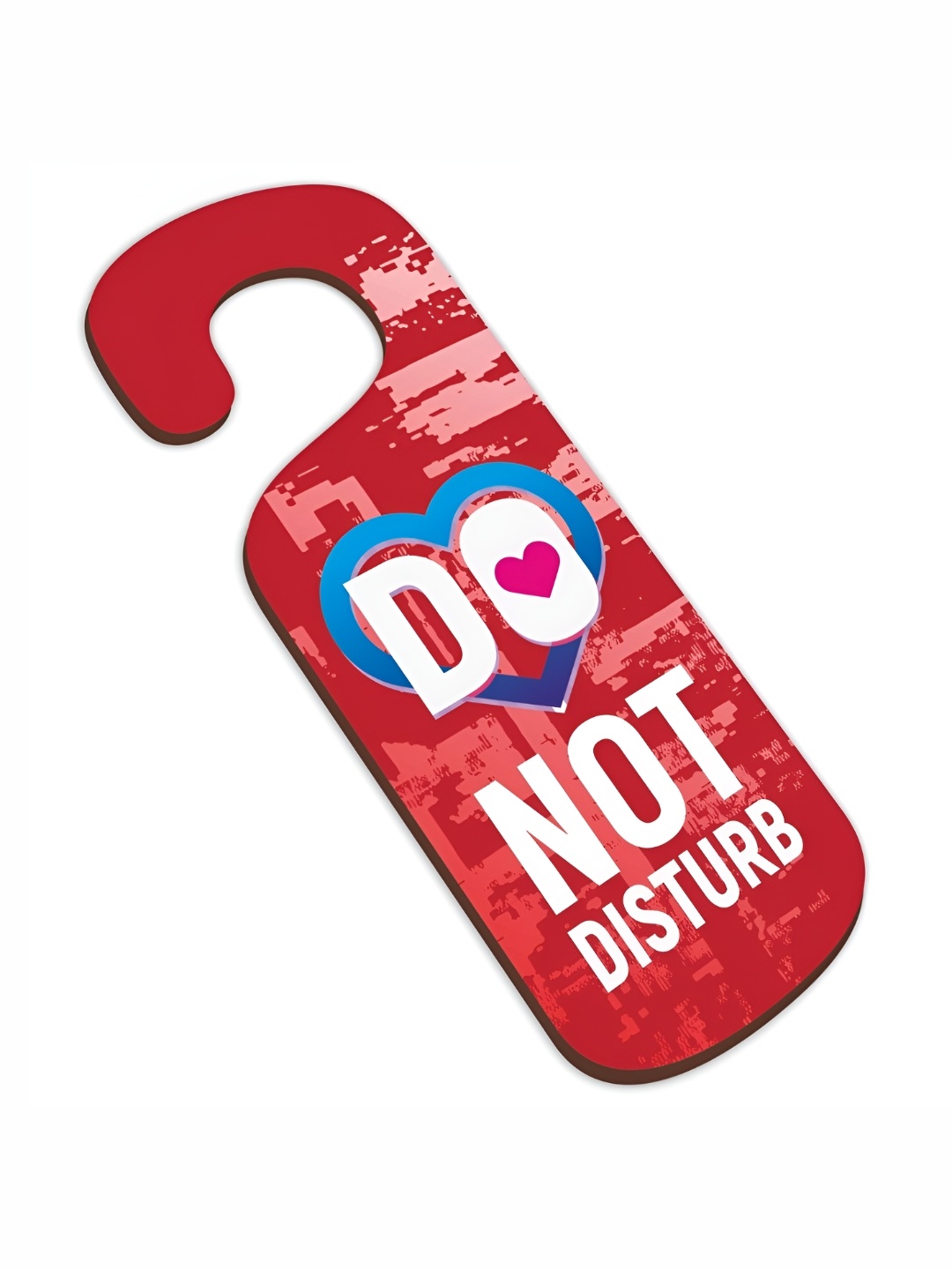 

CVANU Red & White Do Not Disturb Wooden Sign Hanger