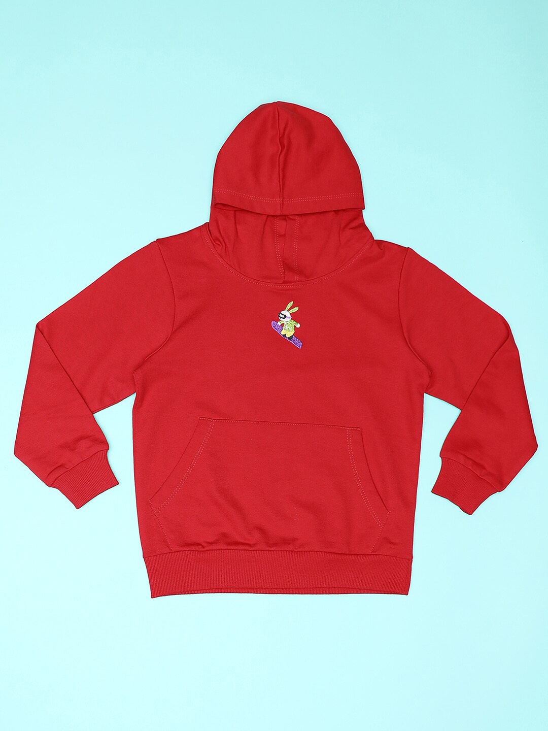 

Hoop Boys Hooded Cotton Sweatshirt, Red