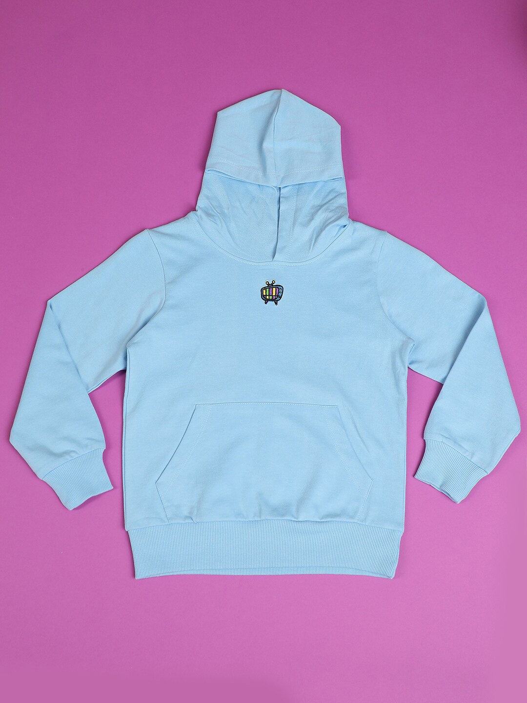 

Hoop Boys Hooded Cotton Sweatshirt, Blue