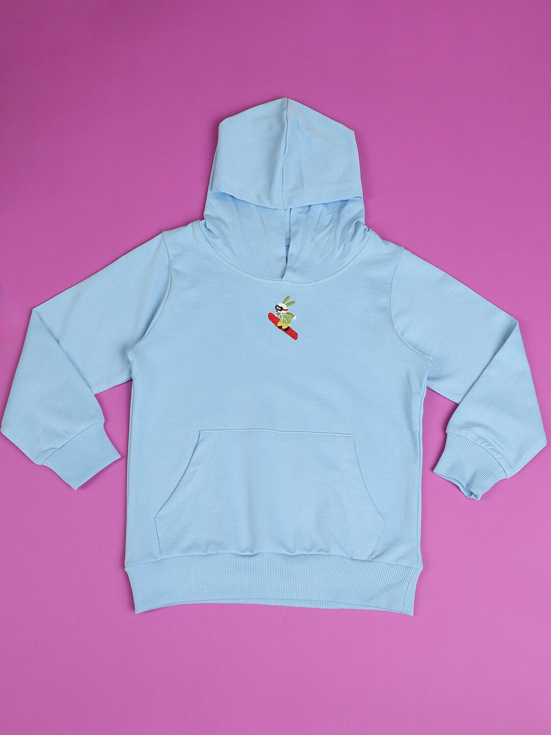 

Hoop Boys Hooded Cotton Pullover Sweatshirt, Blue