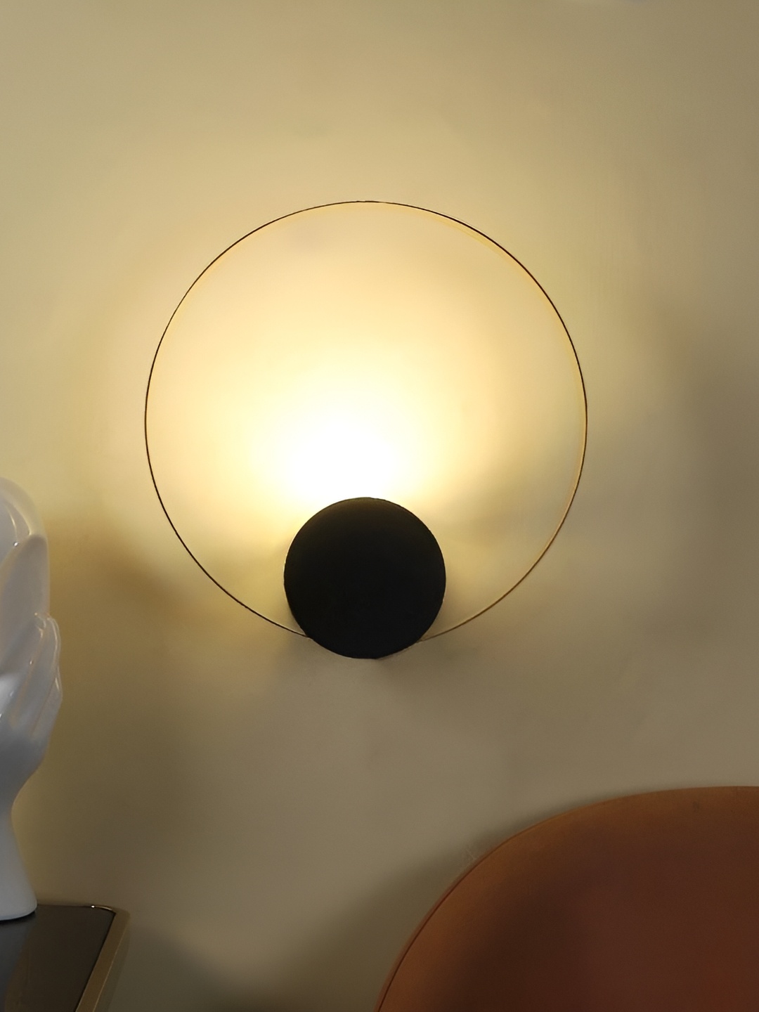 

ELIANTE Gold-Toned Iron Contemporary Cylinder Shaped Wall Lamp