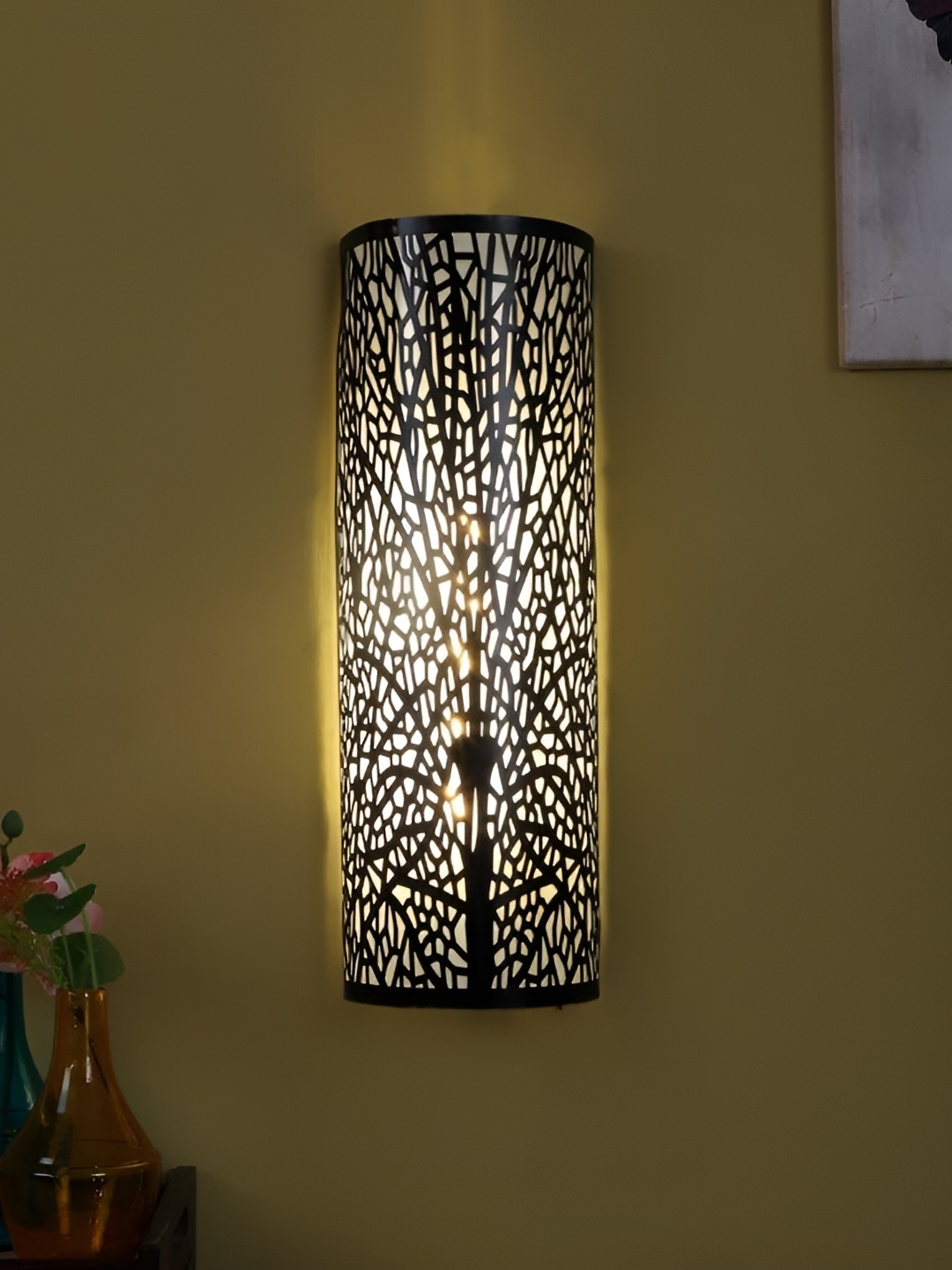 

ELIANTE Black Iron Contemporary Cylinder Shaped Wall Lamp