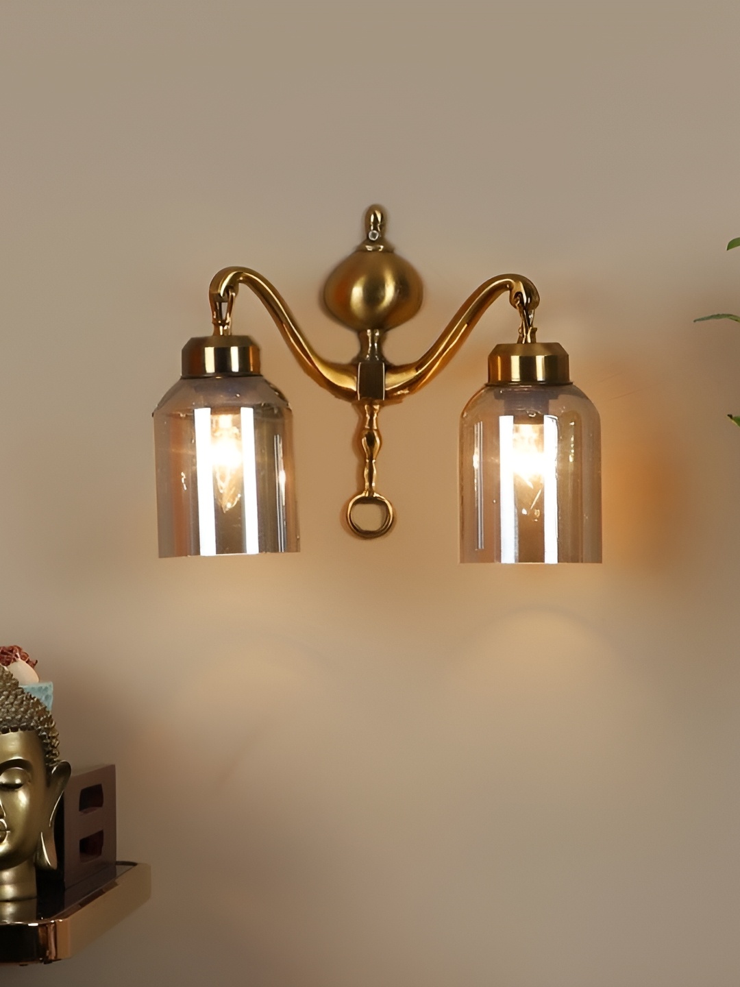 

ELIANTE Gold Toned Contemporary Cylinder Shaped Wall Lamp