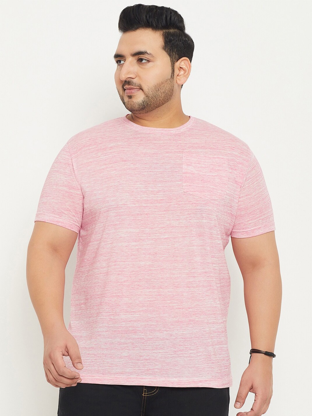 

bigbanana Plus Size Bio Finish Pure Cotton T-shirt, Pink