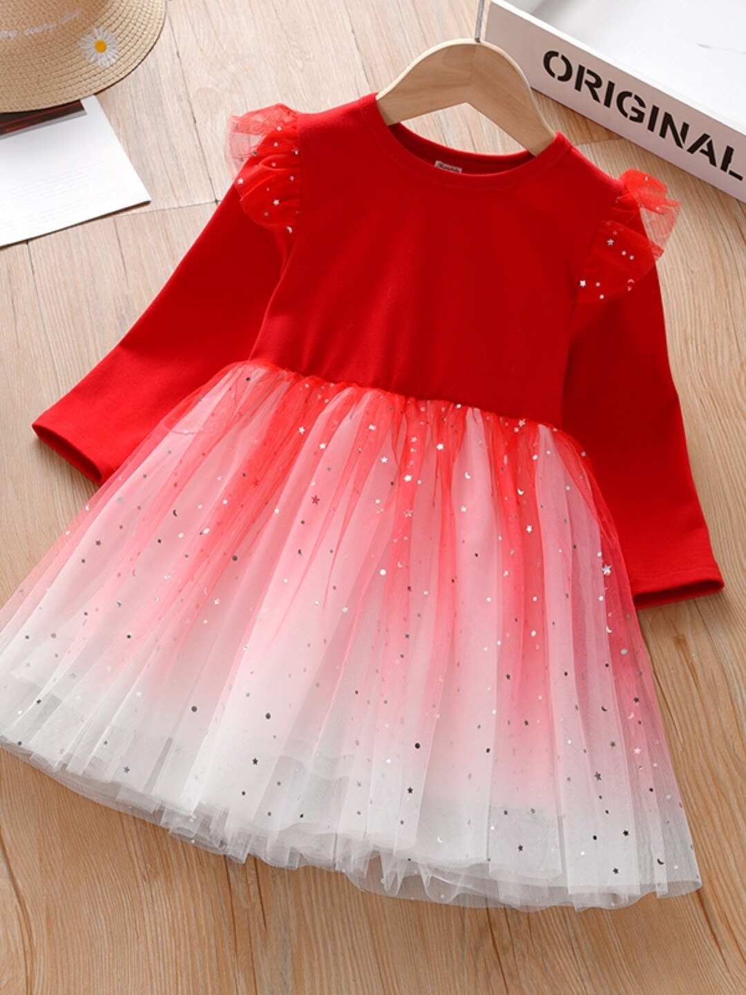 

StyleCast Red Round Neck Cotton Fit & Flare Dress