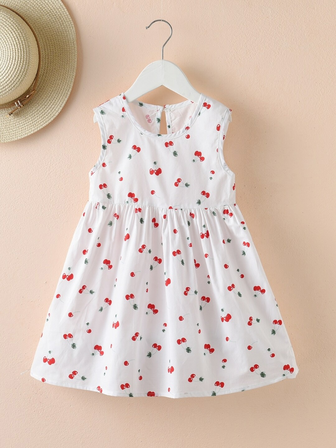 

StyleCast White Conversational Printed Pure Cotton A-Line Dress
