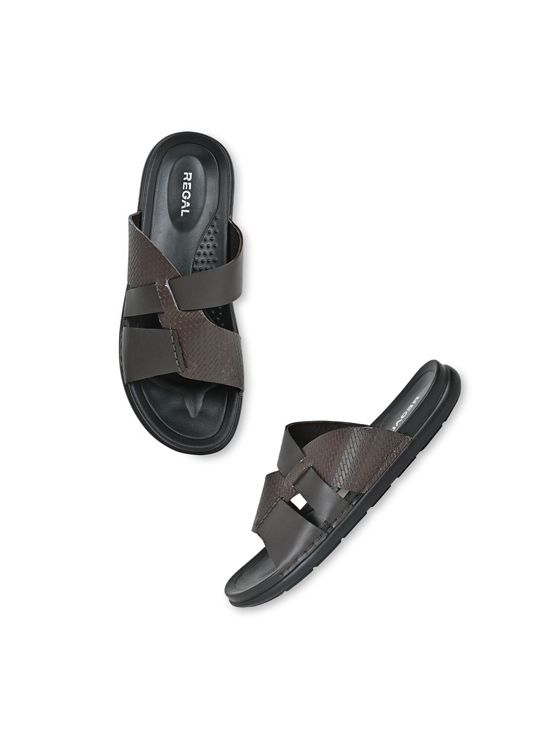 

Regal Men Leather Comfort Sandals, Brown