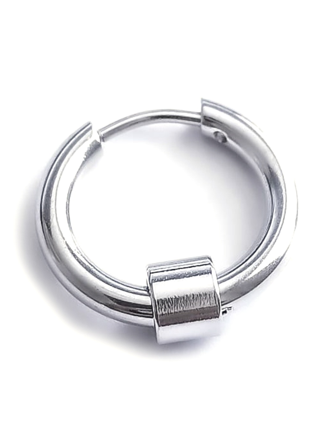 

WROGN Contemporary Hoop Earrings, Silver