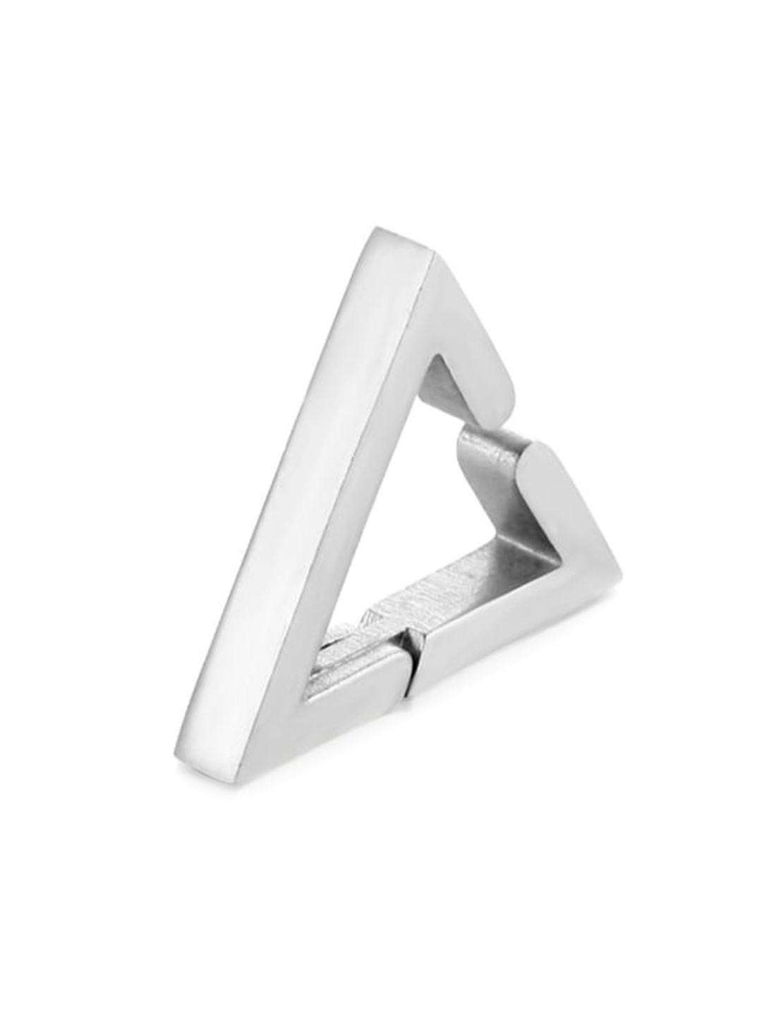 

WROGN Triangular Hoop Earrings, Silver