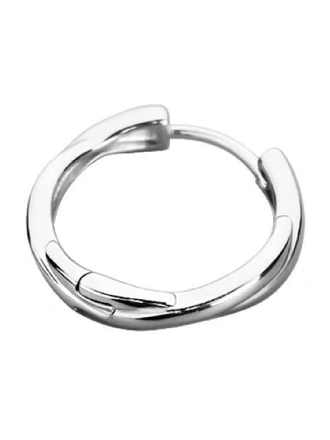 

WROGN Circular Hoop Earrings, Silver