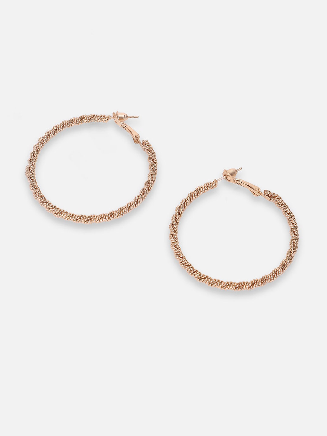 

FOREVER 21 Gold Plated Hoop Earrings
