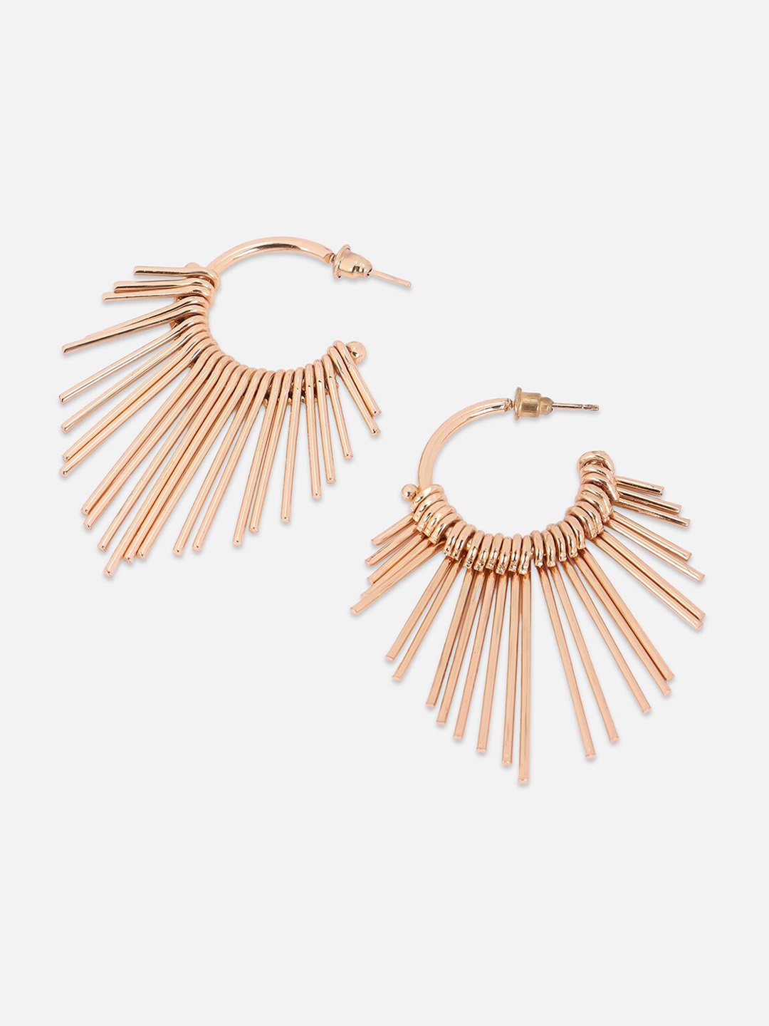 

FOREVER 21 Gold Plated Half Hoop Earrings