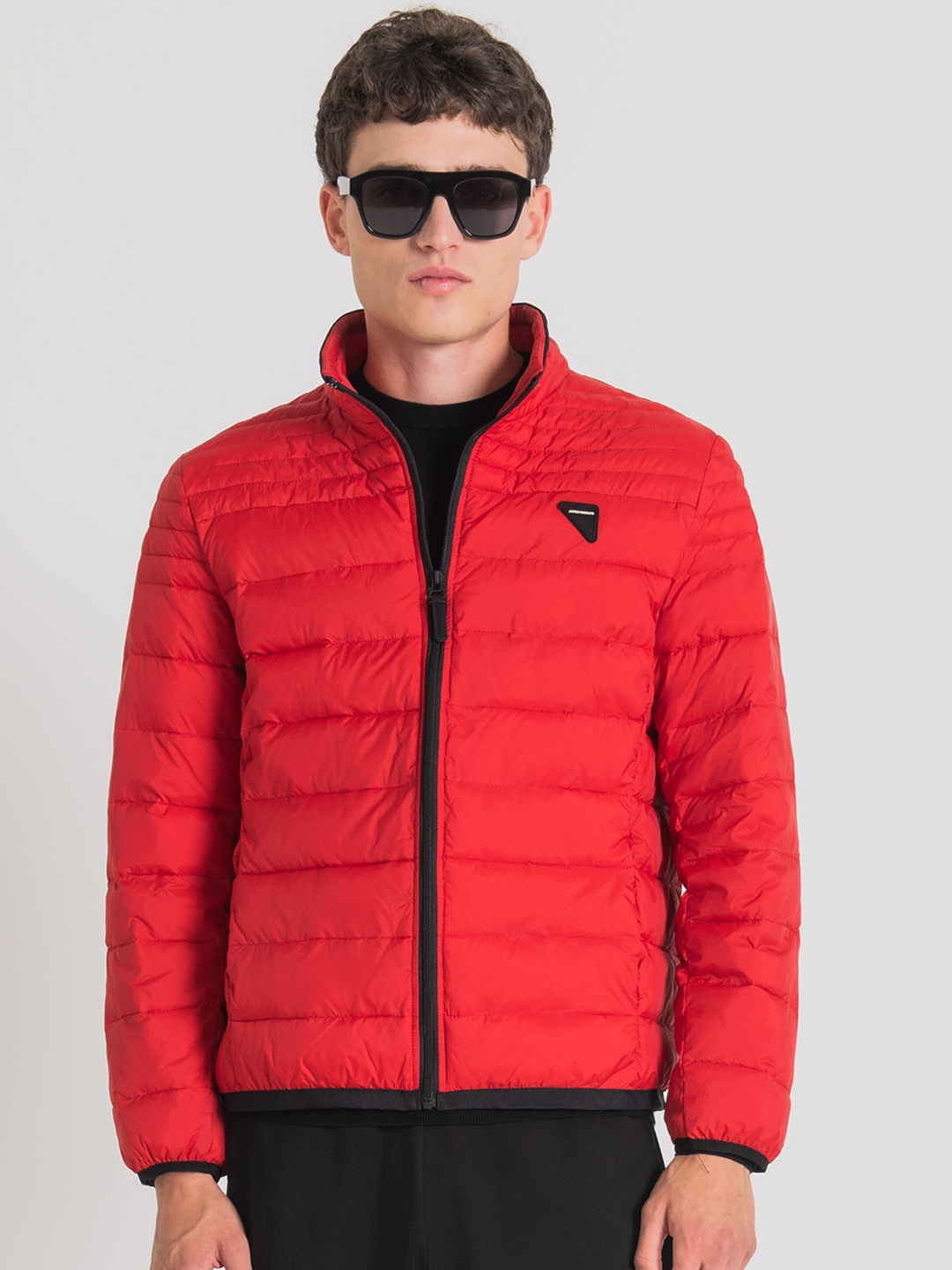 

Antony Morato Mock Collar Puffer Jacket, Red