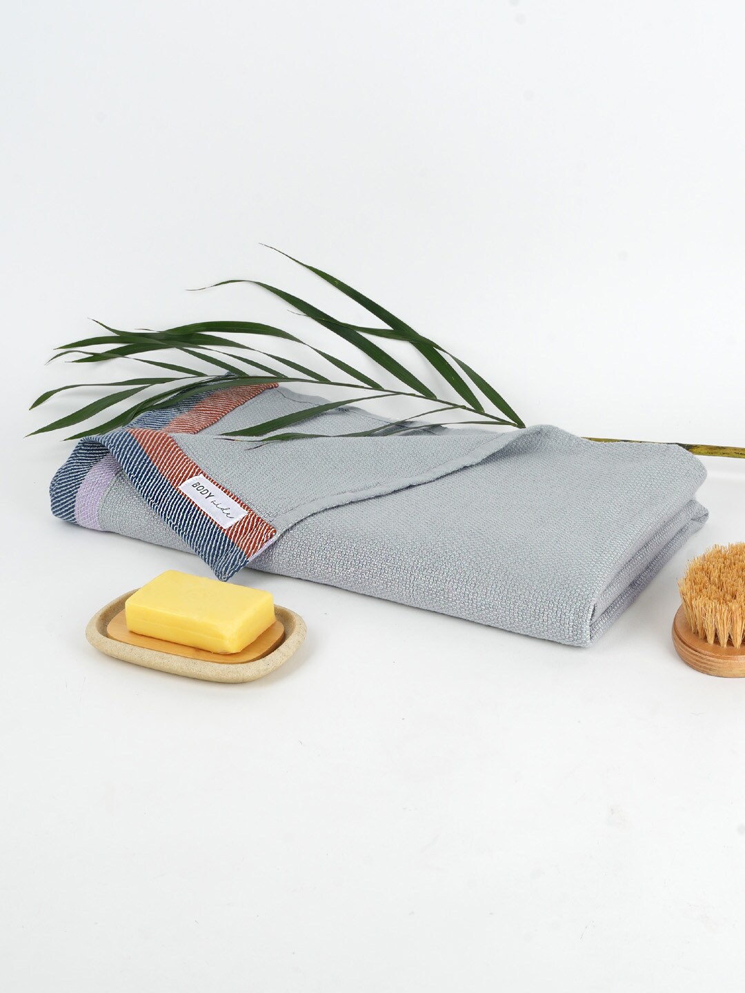 

Doctor Towels Grey 350GSM Bamboo Basket Anti Odor Bath Towel