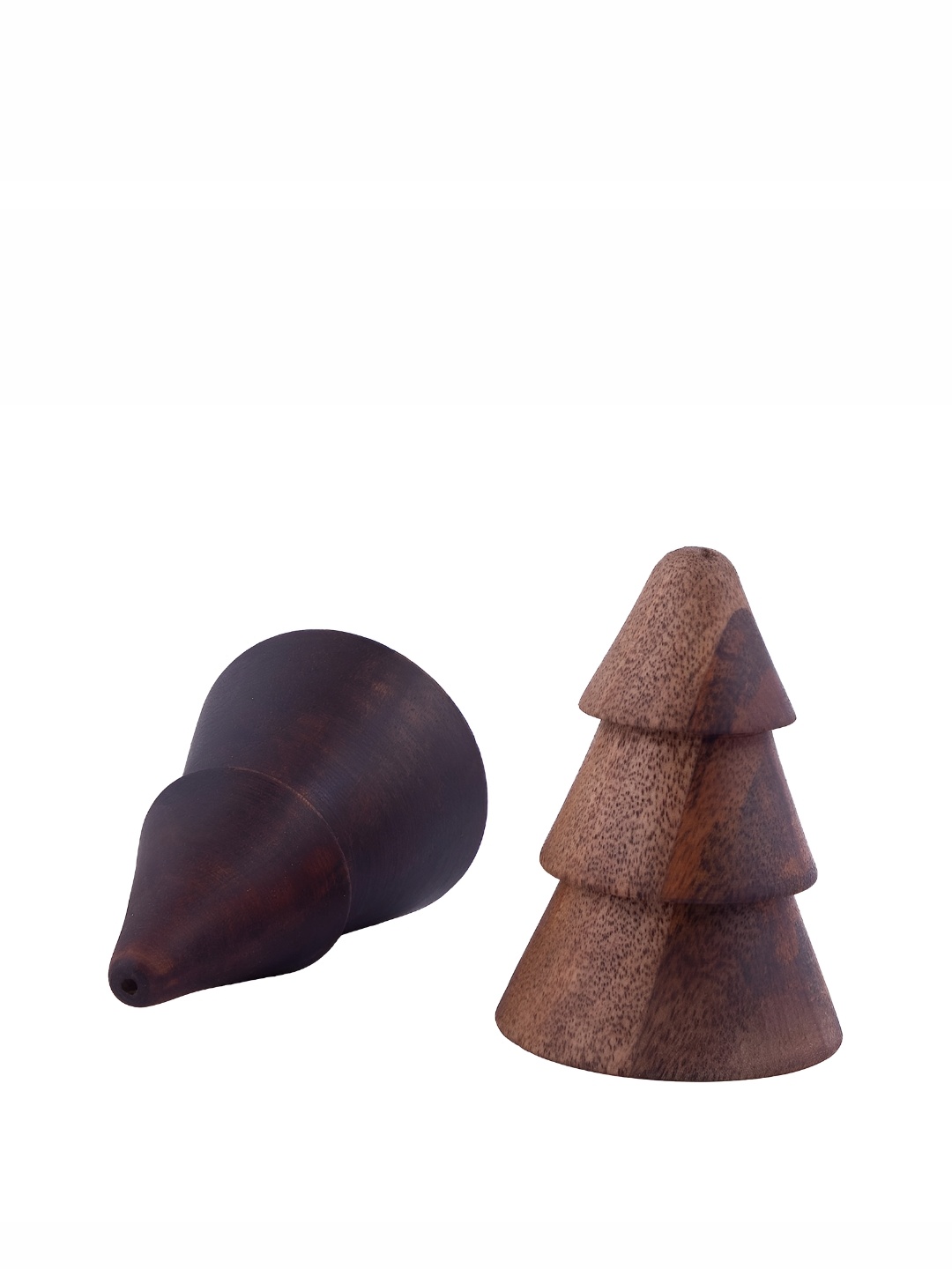 NB Decors Brown Wooden Salt and Pepper Shakers