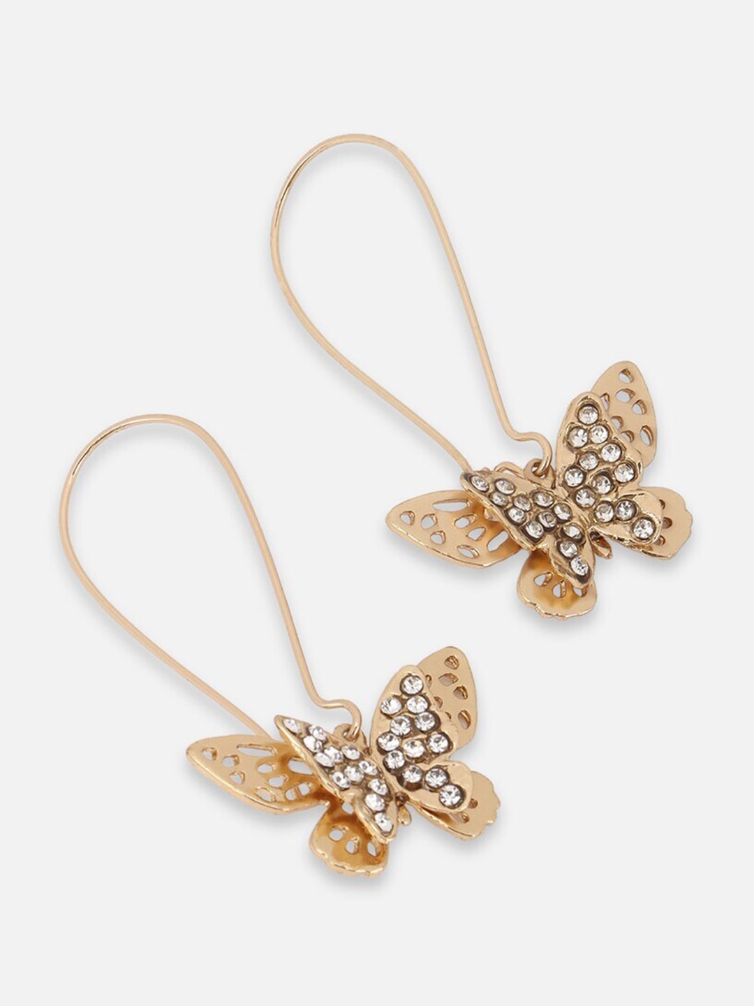 

FOREVER 21 Gold-Plated Drop Earrings